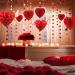 KatchOn Valentines Day Hanging Hearts - Pack of 9 | Valentine Honeycomb Hearts for Valentines Day Decorations | Red Paper Hearts for Valentine Hearts Decorations | Valentines Day Party Decorations - Buy Online on SooperMarket.com