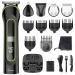 Hatteker Beard Trimmer for Men Hair Clipper Cordless Mustache Nose Trimmer Body Groomer Hair Cutting Kit Precision Trimmer USB Rechargeable Waterproof 5 in 1 (Black)