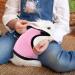 Buy Tibapla Adjustable Rabbit Dishes with Elastic Leash - Perfect Kitty & Small Animal Bowl - Pink (M) - Buy Online on SooperMarket.com