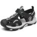 SAGUARO Closed Sandals Children Trekking Summer Outdoor Shoes Breathable 26 EU Black