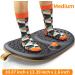 Standing Desk Mat Balance Board with Rollerball  Wooden Wobble Anti Fatigue Mat Ergonomic Design  Office Comfort Floor Mat to Relieve Foot  Knee  and Back Pain  Non-Slip Bottom A: Medium Black ( 21 Inch ) - Buy Online on SooperMarket.com