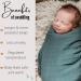 Muslin Swaddle Blankets Set of 3 - Forest Rust | Gender Neutral Baby Receiving Blankets - Buy Online on SooperMarket.com