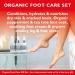 foot care kit organic foot care gift set for women foot care pamper kit foot care products vegan foot care hard skin foot care set foot soak organic foot spray organic foot cream vegan - Buy Online on SooperMarket.com