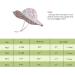 LANGZHEN Baby Girls Beach Sun Hat with Chin Strap - Flamingo Buff, 4-8 Years - Buy Online on SooperMarket.com