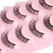 11mm Russian Strip Lashes Short False Eyelashes DD Curl Natural Wispy Fluffy Mink Lashes 10 Pairs Russian Strip Fake Eyelash Pack Geeneiya (DD13)
