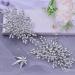 Bridal Wedding Hair Comb - Rhinestone Headpiece for Bride in Silver | Crystal Hair Accessories for Women and Girls - Buy Online on SooperMarket.com
