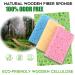 Biodegradable Colored Kitchen Sponge 16-Pack - Non-Scratch Cellulose Dishwashing Sponge - Natural Cleaning Scrub - 16 Count - Buy Online on SooperMarket.com