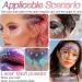 3Pcs Body Glitter Gel 50ml Face Glitters Mermaid Sequins Chunky Glitter Liquid Gel with 3 Brushes Holographic Sparkling Lotion Glitter Chunky Powder Gel for Body Face Hair Eye Lip Nail DIY Art - Buy Online on SooperMarket.com