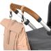 Buy Sustainable Casual Baby Diaper Backpack - Rolltop Design Stroller Attachment Bottle Holder | Peach Rose - Buy Online on SooperMarket.com