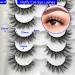 Heracks F-01 20 Pairs Short Mink Lashes 3D Wispy Cat-Eye Natural Look - Mixed Styles False Eyelashes Pack for Fluffy Lashes-A - Buy Online on SooperMarket.com