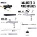 Master Airbrush Cool Runner II Compressor Kit with 3 Airbrushes & 6 Acrylic Paint Set - Buy Online on SooperMarket.com