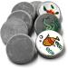 10 Round Basalt Stones for Rock Painting - 5.2cm Diameter, Natural Canvases for Mandala Art - Buy Online on SooperMarket.com