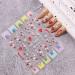 JMEOWIO 6 Sheets 3D Embossed Valentines Day Heart Nail Art Stickers Decals Self-Adhesive 5D Cute Colorful Nail Supplies Nail Art Design Decoration Accessories - Buy Online on SooperMarket.com