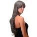Buy WIG ME UP Dark Grey Long Straight Wig 70cm - Sexy & Stylish Grey-Brown Mix Hair - International Shipping - Buy Online on SooperMarket.com
