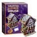 Small Halloween Gingerbread 3D Haunted Cookie House Kit, Miniature DIY Edible Houses for Decorating, Indoor Seasonal Crafts for Families, 4 x 3 Inches
