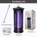 HUNTINGOOD Bug Zapper - Portable Indoor Insect Killer with 365NM UV Lamp - Chemical Free, Child Safe - Spare Bulb Included - 2023 Upgraded - Buy Online on SooperMarket.com