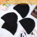 Geyoga 4-Piece Mesh Crochet Hair Net Snood Hat for Women - Black | Sleep Hair Cover - Buy Online on SooperMarket.com