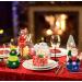 Christmas Ceramic Figurine Paint Kit - Set of 6 Unpainted Ceramics for Kids Art Project | Holiday Party Decoration & Keepsake | Includes Paint & Brushes - Buy Online on SooperMarket.com