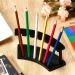 Wresetly 4 Pen Holder 6-Slots Pen Display Stand Nail/Makeup/Art Brush Rack Organizer Holder for Homes(Black) - Buy Online on SooperMarket.com