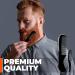 WAJEES Beard Scissors Set for Men - Mustache Scissors with Comb in Carry Pouch | Men's Facial Hair Grooming Kit - Buy Online on SooperMarket.com