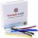 Mandala Crafts 1 Inch Elastic String with Cord Lock for Face Mask - 100 Multi Color Pack | Adjustable Ear Loop Strap for DIY Mask Making - Buy Online on SooperMarket.com