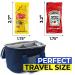 Grab-n-Go Condiment Packs - 100 Single Serve Ketchup & Mustard Packets for Picnics, BBQs, Travel & Parties - Buy Online on SooperMarket.com