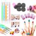 48 Sheet Water Transfer Nail Sticker Decals with Rhinestones, Metal Studs, Nail Files, Dotting Pen - Nail Art Tools Kit for DIY Manicure and Fingernail Designs - Buy Online on SooperMarket.com