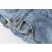 KIDSCOOL SPACE Baby Boy Girl Denim Overalls | Toddler Slim Cute Jumper 3-4 Years Light Blue-2107 - Buy Online on SooperMarket.com