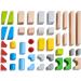 HABA 305162 Building Blocks - Large Colorful Set for Kids Age 1-8 43 Wooden Stones for Motor Skills Development - Buy Online on SooperMarket.com