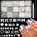RODAKY 1000PCS White Nail Charms 3D Bows Heart Butterfly Charms for Nails Assorted Nail Art Charms Flatback Pearl Beads Mix Style Nail Decoration Nail Art Accessories for Manicure DIY