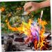 PRETYZOOM 3 Packs Campfire Powder Sales Today Clearance Today Today Clearance Garden Decoration Fire Packets Long Burn Small Fire Pit Outdoor Flame Powder Mineral Powder Party Supplies Beach - Buy Online on SooperMarket.com