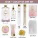 Luxury Bath Gift Set | Home Spa Gift Basket - Milky Coconut Scent Vitamin E & Shea Butter Shower Gel Bath Salt Body Scrub & More - International Shipping Available - Buy Online on SooperMarket.com