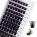 Individual Cluster Lashes D Curl 0.07mm 8-16mm Mix DIY Lash Extensions Wide Stem Individual Eyelashes Soft and Wispy Cluster Eyelash Extensions(XHFD-C3-0.07-D-816) RR-8-16mm Cluster Lash-C3-0.07-D