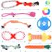Fur & Bone 10 Pack Dog Chew Toys | Puppy Toys Dog Toys for Boredom | Indestructible Dog Toys with Rope Toys Squeaky Toy | Dog Toy Dog Teething Toys for Small & Medium Dogs | Dog - Buy Online on SooperMarket.com
