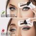 Cilrofelr Eyebrow Stamp and Stencil Kit - One Step Brow Stamp Shaping Kit with 10 Stencils, Light Brown, Long Lasting Waterproof Formula - Buy Online on SooperMarket.com