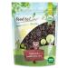 Organic Dried Sour Cherries, 2 Pounds - Pitted Cherry Fruit, Non-GMO, Raw, Sun-Dried, Unsweetened, Unsulfured, No Oil Added, Vegan, Kosher, Bulk. Prunus Cerasus.