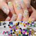 Bluelans 20x 3D Flower Nail Stickers - Glitter Bow & Rhinestone Nail Art Decorations for Stunning Manicures - Buy Online on SooperMarket.com