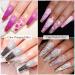 MSRUIOO Color Changing Reflective Gel Nail Polish - Temperature Activated Glitter Polish - Diamond Glitter Silver Pink Purple - Color Changing Gel - Buy Online on SooperMarket.com