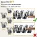 Volume Eyelash Clusters D Curl 10mm - 72 Clusters for DIY Lash Extensions | Soft Wispy Individual Lashes for At-Home Use - Buy Online on SooperMarket.com