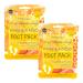 Honey & Almond Infused Moisturising Foot Pack Socks Enriched with Vitamin E - Helps Rough Cracked Heels - 2 Pack