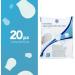 Aiesi Disposable Soap Wash Gloves - Pack of 20 | High-Quality Waterproof Soft Sponge | Fragrant & Rinseless Cleaning - Buy Online on SooperMarket.com
