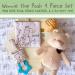 Classic Pooh 4 Piece Set with Stuffed Animal Toy - Piglet & Friends 9 inch - Baby Teether Included - Buy Online on SooperMarket.com