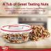 Tropgo Roasted Salted Pistachios Kernel 100g - Nuts in Resealable and Recyclable Tub - Healthy Jumbo Nuts with Fibre Protein and Essential Minerals - Healthy Snacks for All Ages - Buy Online on SooperMarket.com