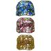 Set of 3 JCGY Crystal Flower Hair Holder Ponytail Barrettes YY86900-5-3blue rose brown