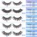 MAGEFY Faux Mink Eyelashes Variety Pack - 10 Pairs, 5 Styles | Natural to Dramatic Volume | 3D False Lashes with Brow Grooming Kit - Buy Online on SooperMarket.com