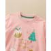 Girls Christmas Pink Sweatshirt | Cotton Top for Kids | Long Sleeve Pullover | Toddler Clothes Ages 1-12 - Buy Online on SooperMarket.com