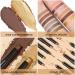 FOCALLURE Shimmer Cream Eyeshadow Stick Set - Long Lasting Waterproof Eye Makeup in Fancy Tabac (2 Pcs) - Buy Online on SooperMarket.com