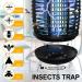 4200V Electric Bug Zapper - High Powered Waterproof Mosquito Trap for Indoor and Outdoor Use - Fly Control for Home, Kitchen, Backyard, Camping - Black - Buy Online on SooperMarket.com