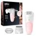 Braun Silk- pil 5 Epilator women for hair removal / hair remover attachments for razors trimmer and massage for body bag 5-620 flamingo