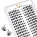 Cluster lashes 72 Clusters B&Q Lash Clusters D Curl Individual Cluster Lashes Natural Eyelash Clusters DIY Lash Extensions Soft Fluffy Cluster Eyelash Extensions (UK-FD-B40-D-MIX) D-MIX B 40